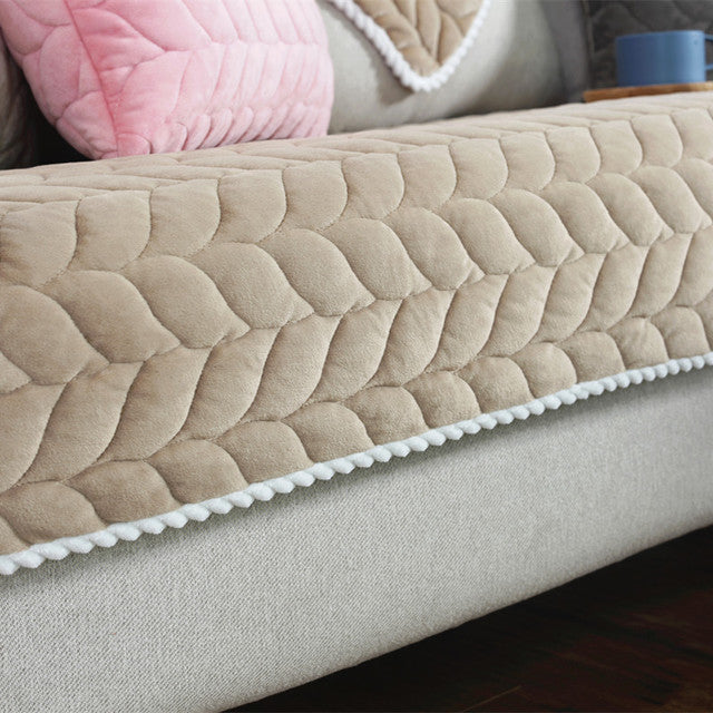 Plüsch-Sofahusse – Bild 2 | LuxeStyle