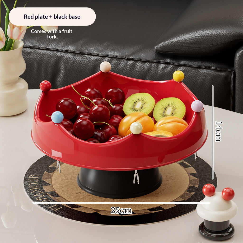Elegante Obstschale mit Gabeln im Kronen-Stil – Bild 9 | LuxeStyle