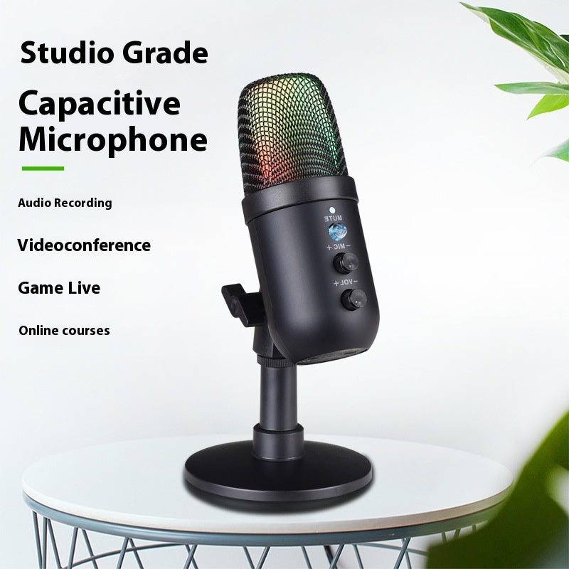 USB Mikrofon RGB für Handy, PC & Live-Streaming