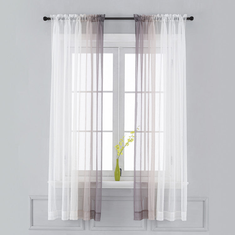 Farbverlauf-Vorhang Leinen-Optik – Bild 13 | LuxeStyle