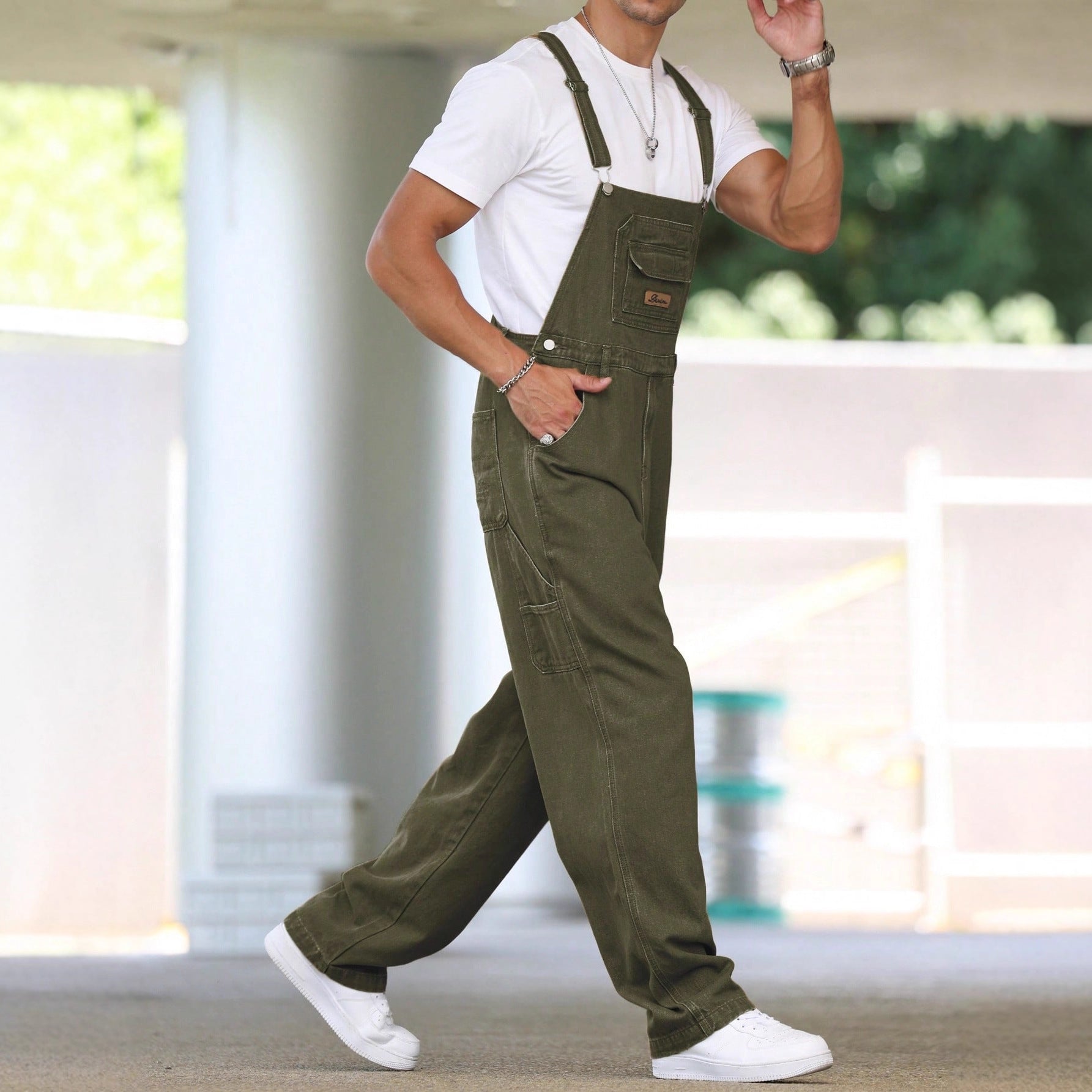 Herren-Overall mit Hosenträgern