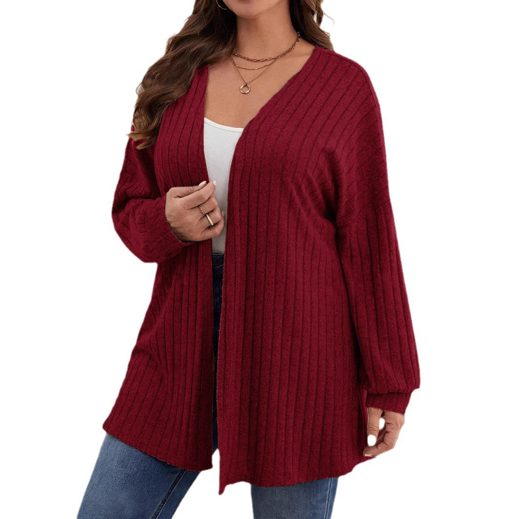 Lockere Strickjacke