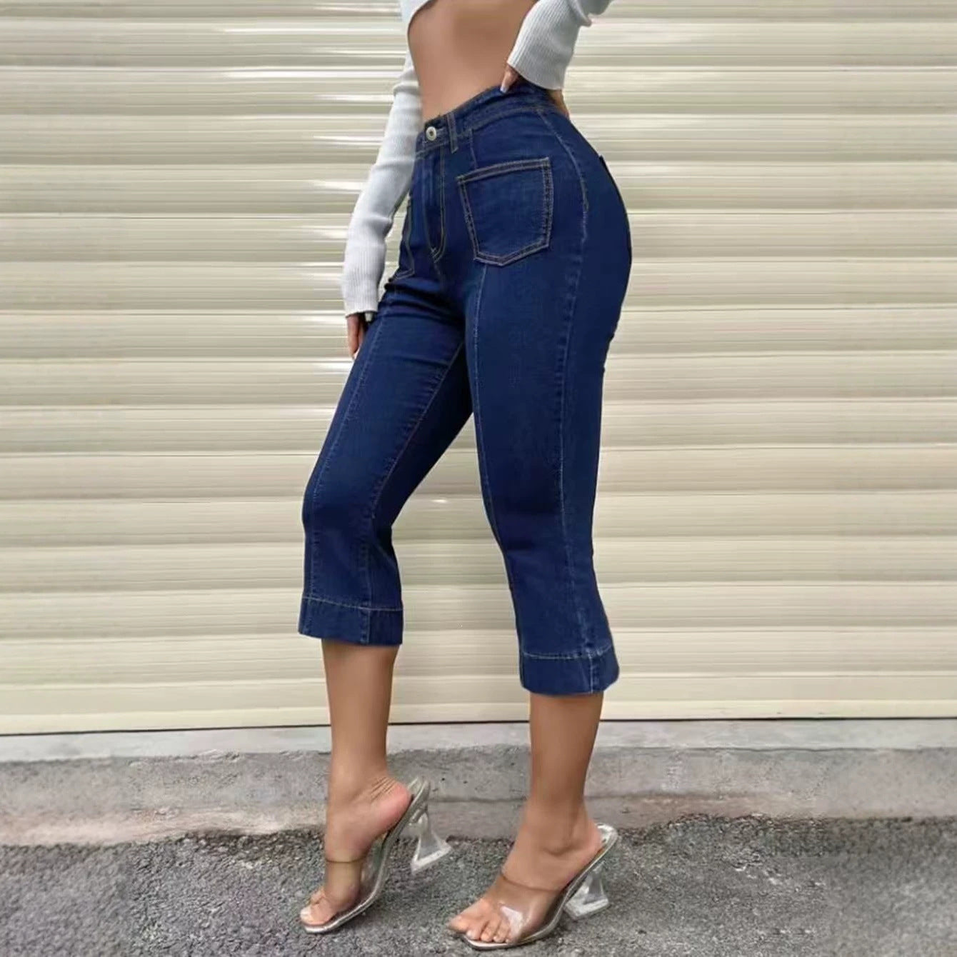 Hohe Taille Jeans