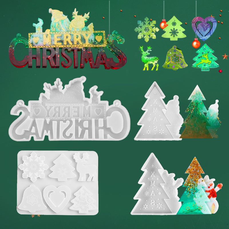 Weihnachtsbaumglocke Schneeflocke Silikonform | LuxeStyle