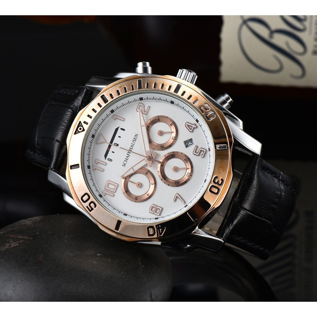 Herren Business Quarzuhr mit Chronograph