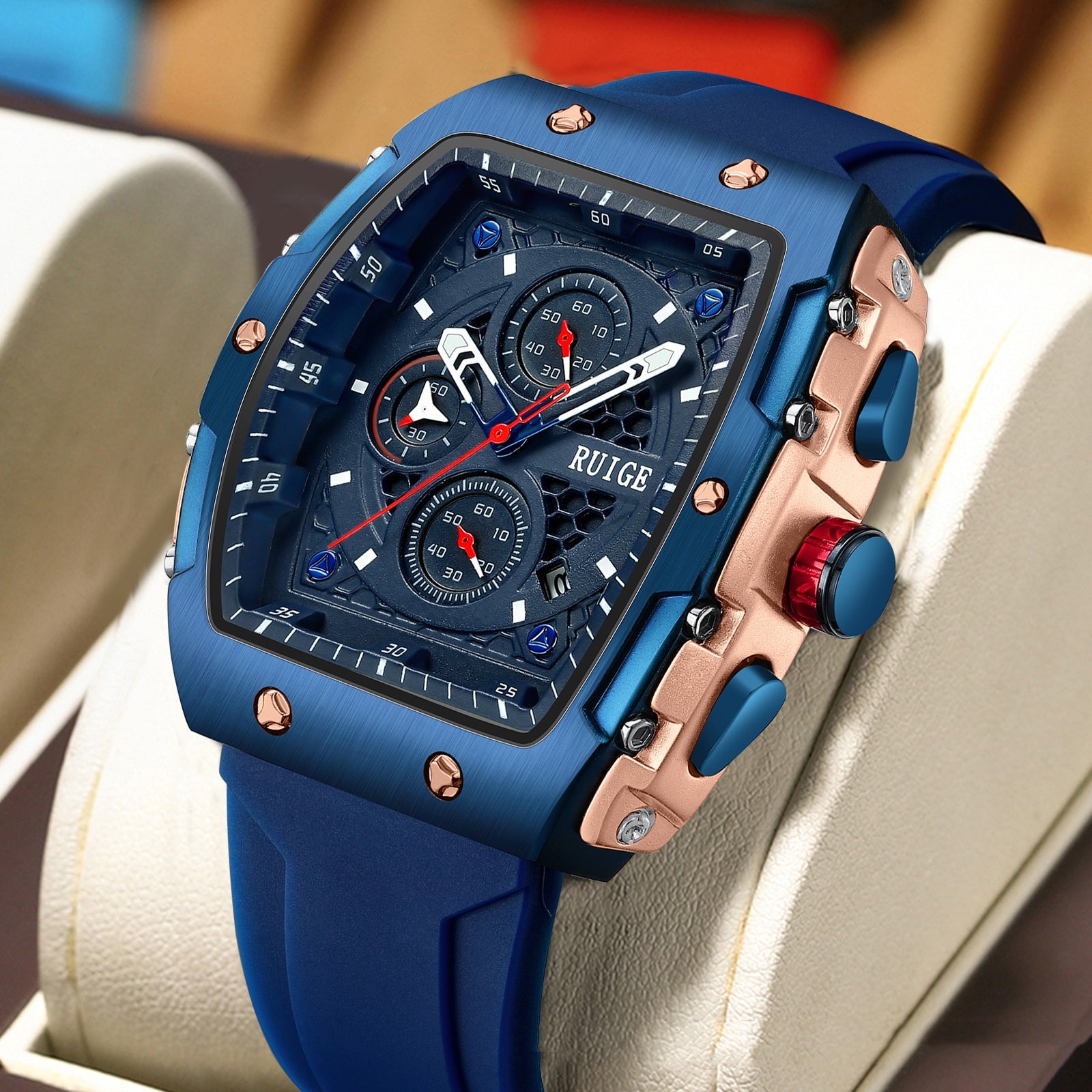 RuiGe Herren-Armbanduhr im Outdoor-Stil