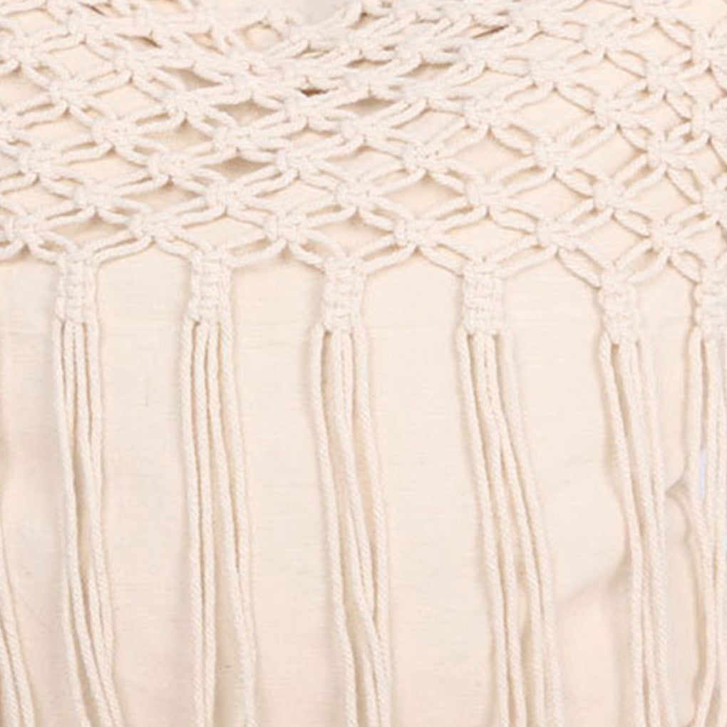 Handgewebtes Kissen mit Quasten – Bild 2 | LuxeStyle