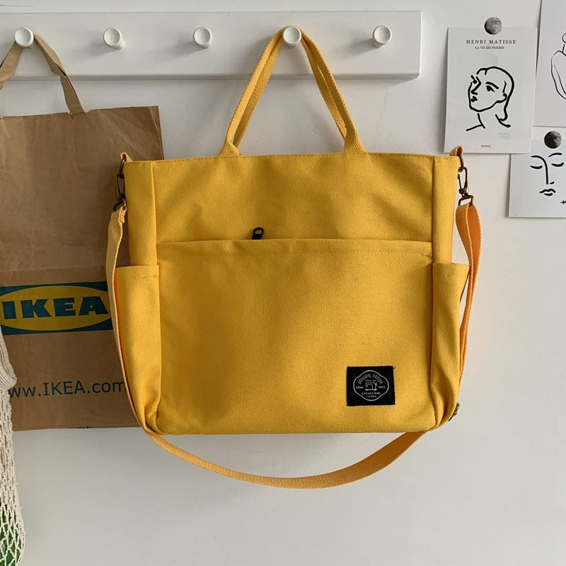 Grosszügiger Canvas-Messenger für Alltag – Bild 4 | LuxeStyle