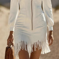 Suede-Fringed-Dress