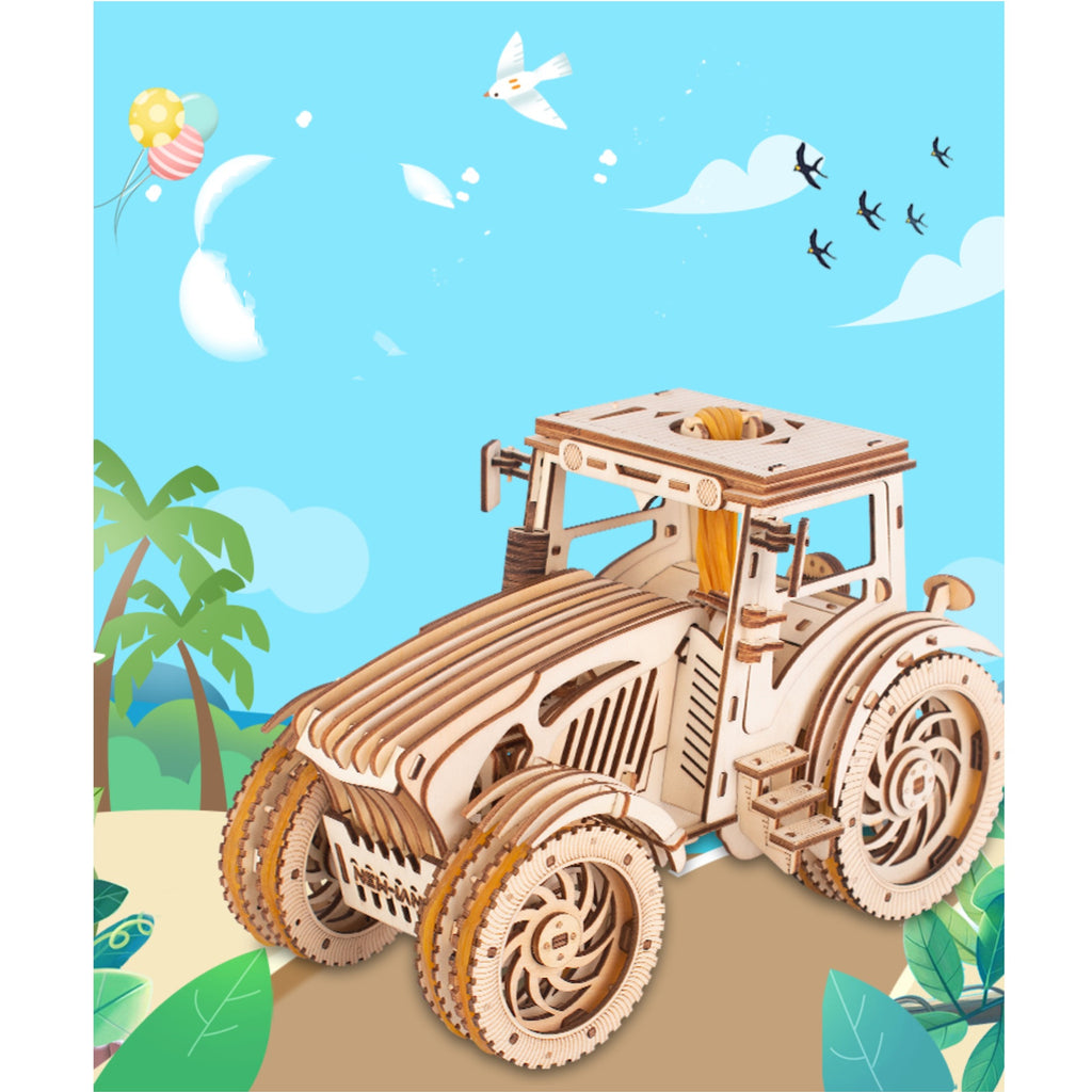 3D Holzpuzzle Traktor für Jungen – Bild 5 | LuxeStyle
