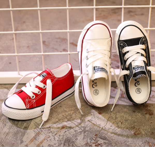 Kinder-Canvas-Schuhe mit Gummisohle | LuxeStyle