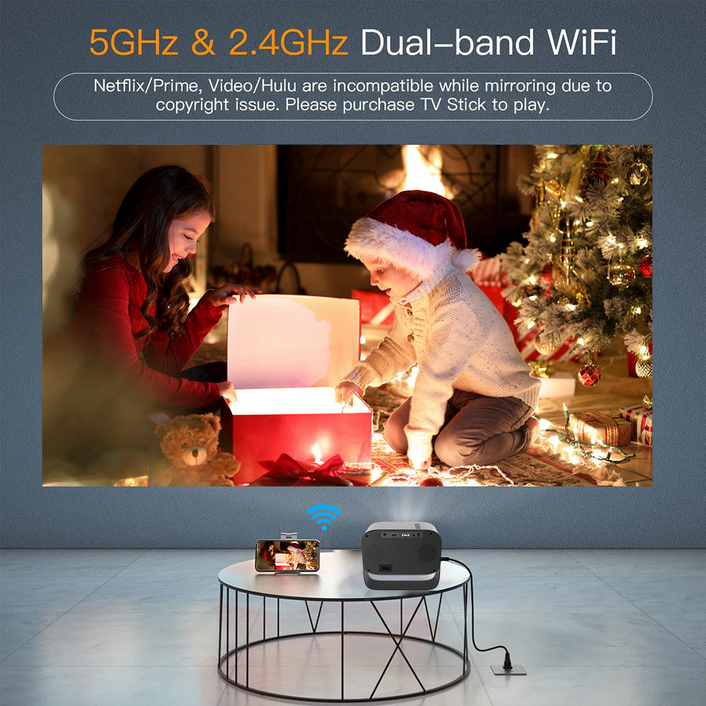 HD Smart Mini-Projektor für Home Office