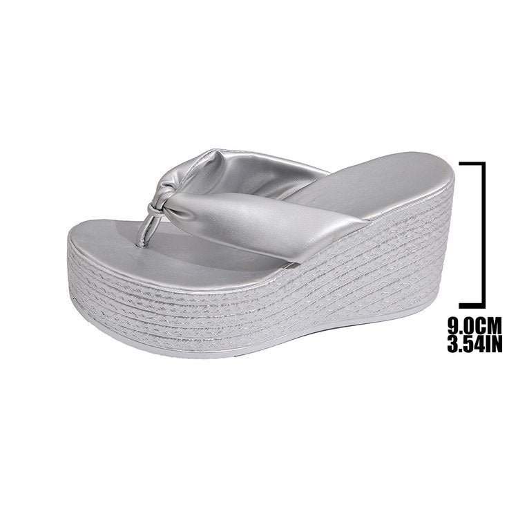 Wasserfeste Plattform-Sandale mit Peep-Toe – Bild 4 | LuxeStyle
