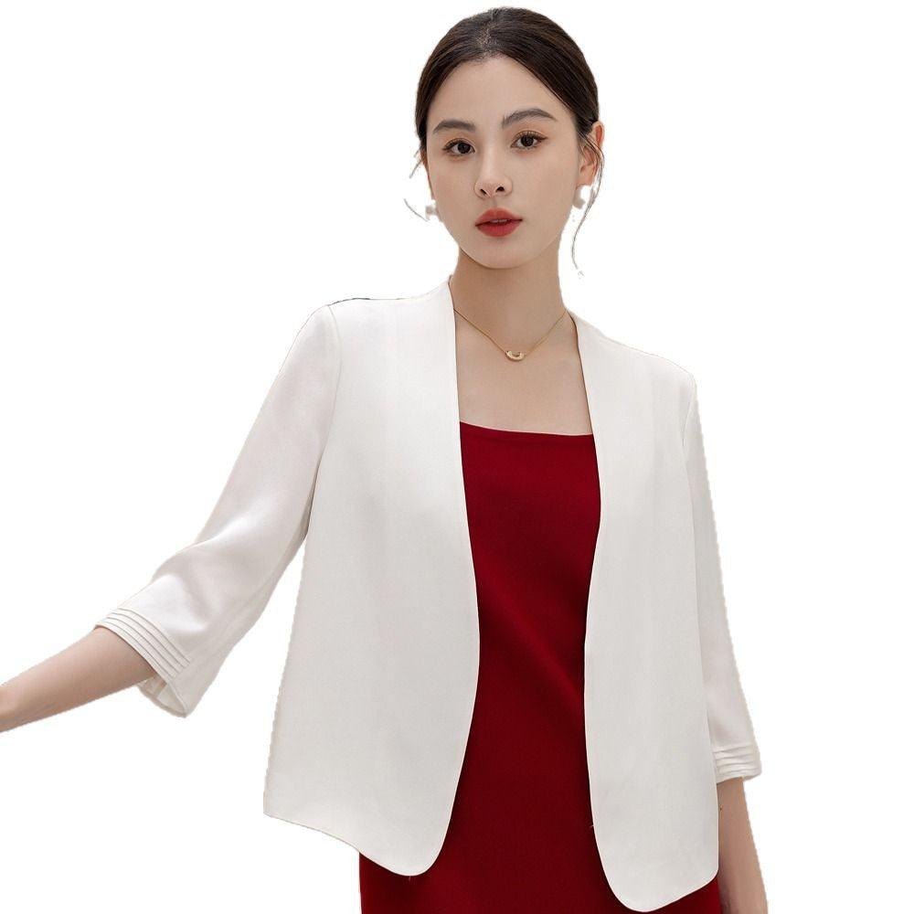Kurzer Blazer mit Dreiviertel-Ärmeln für Damen