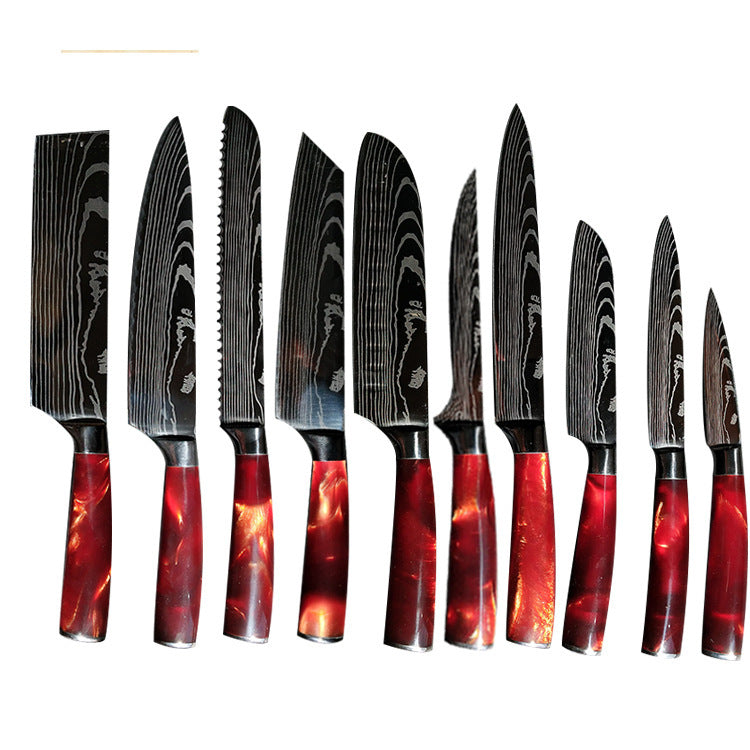 8-teiliges Kochmesser-Set im Western-Stil · 8 Stück – Bild 5 | LuxeStyle