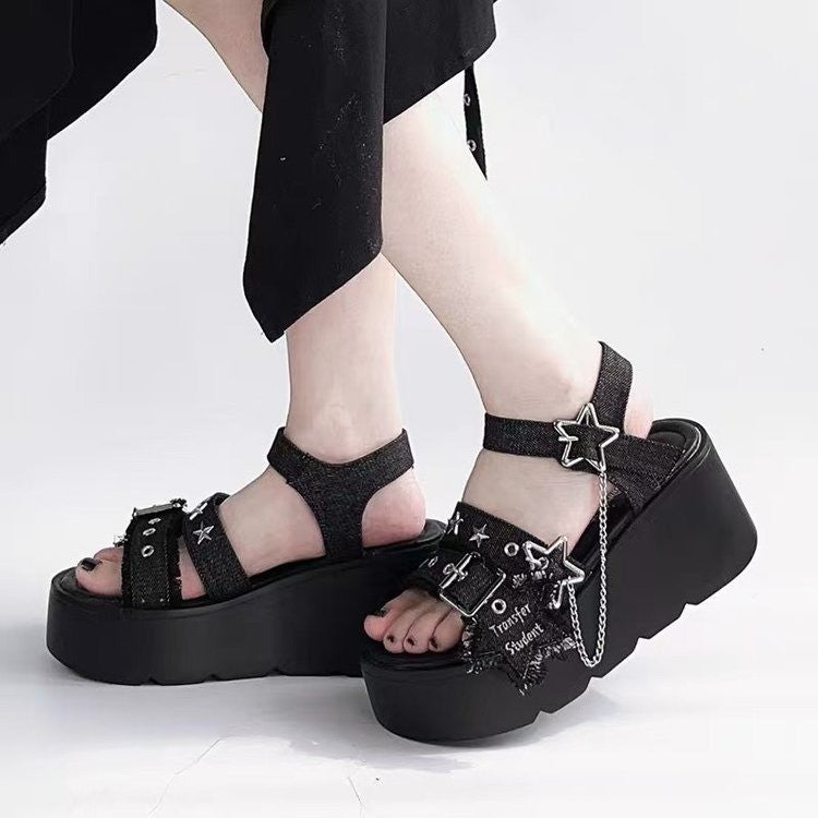 Lazy-Style Outdoor-Sandalen mit Riemenschnallen – Bild 1 | LuxeStyle