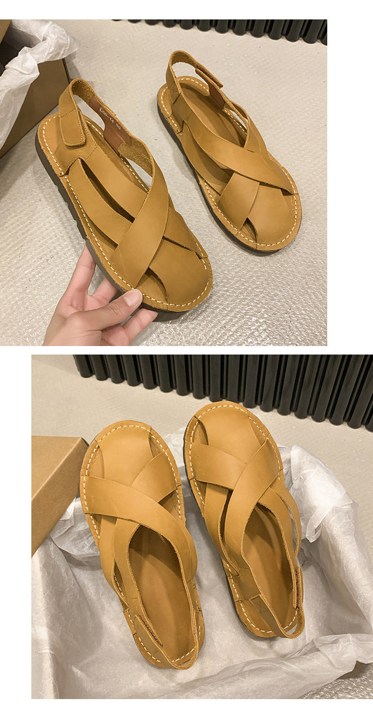 Retro-Sandalen mit Klettverschluss – Bild 19 | LuxeStyle