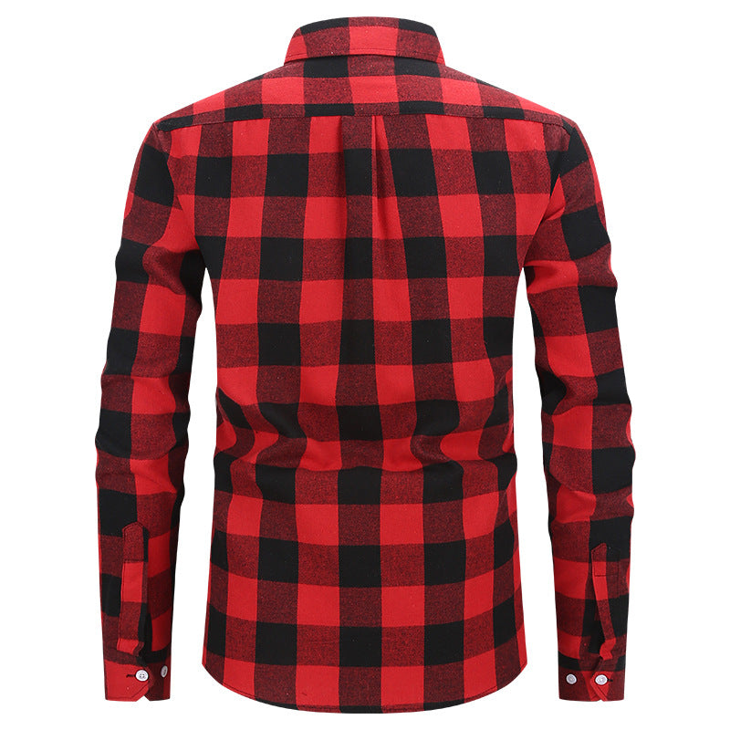 Herren Langarm-Freizeithemd im Karo-Look – Bild 4 | LuxeStyle