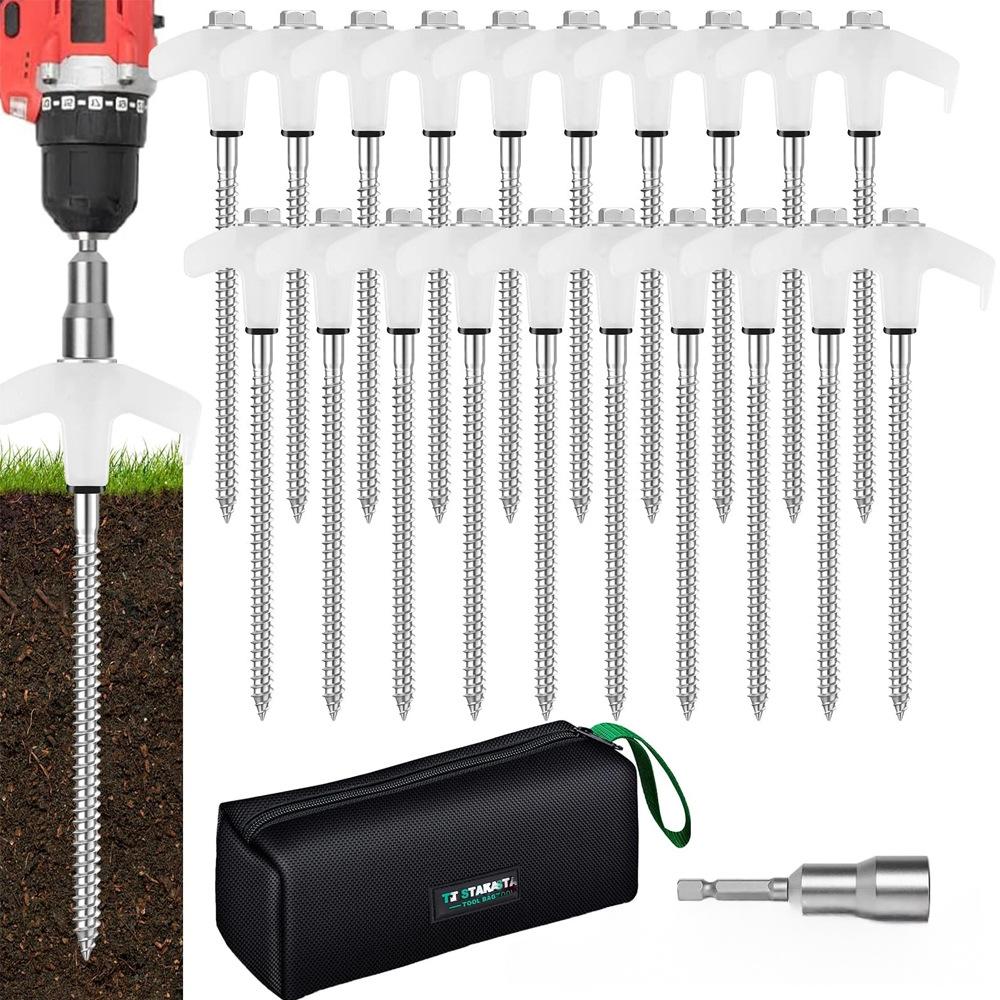Outdoor-Zeltstifte 12er-Set aus Legierung