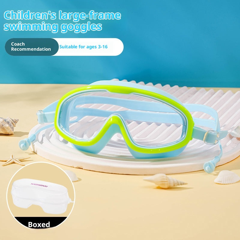 Kinder Schwimmbrille mit grossem Rahmen
