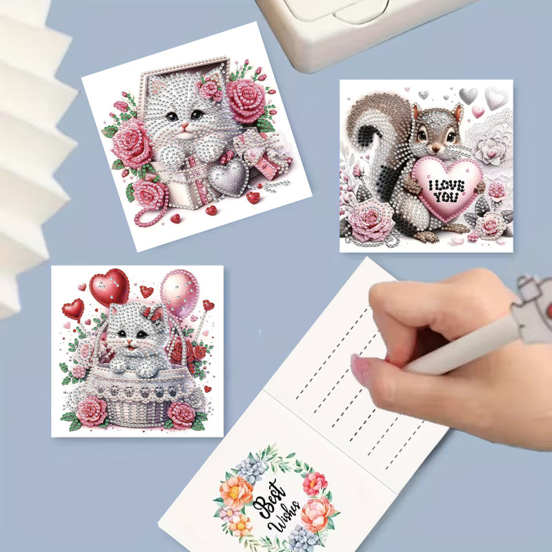 DIY Diamond Painting Grusskarten-Set