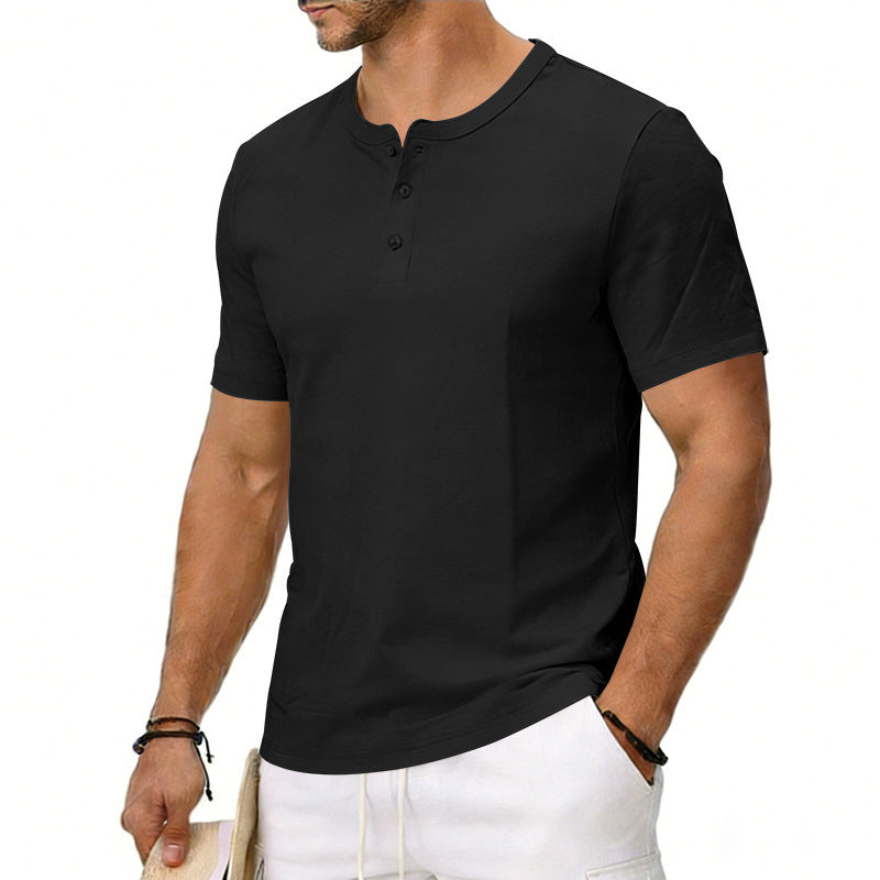 Kurzarm Retro T-Shirt für Herren