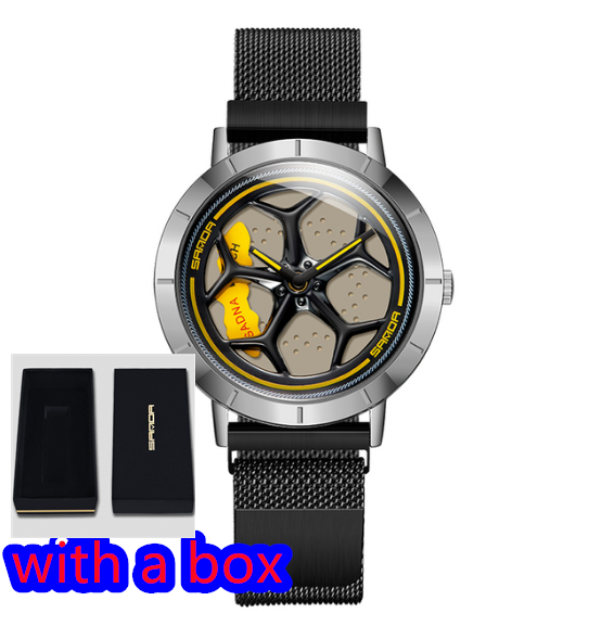 Sanda Wheel Quarz-Uhr – 43 mm, 30 m wasserdicht – Bild 9 | LuxeStyle
