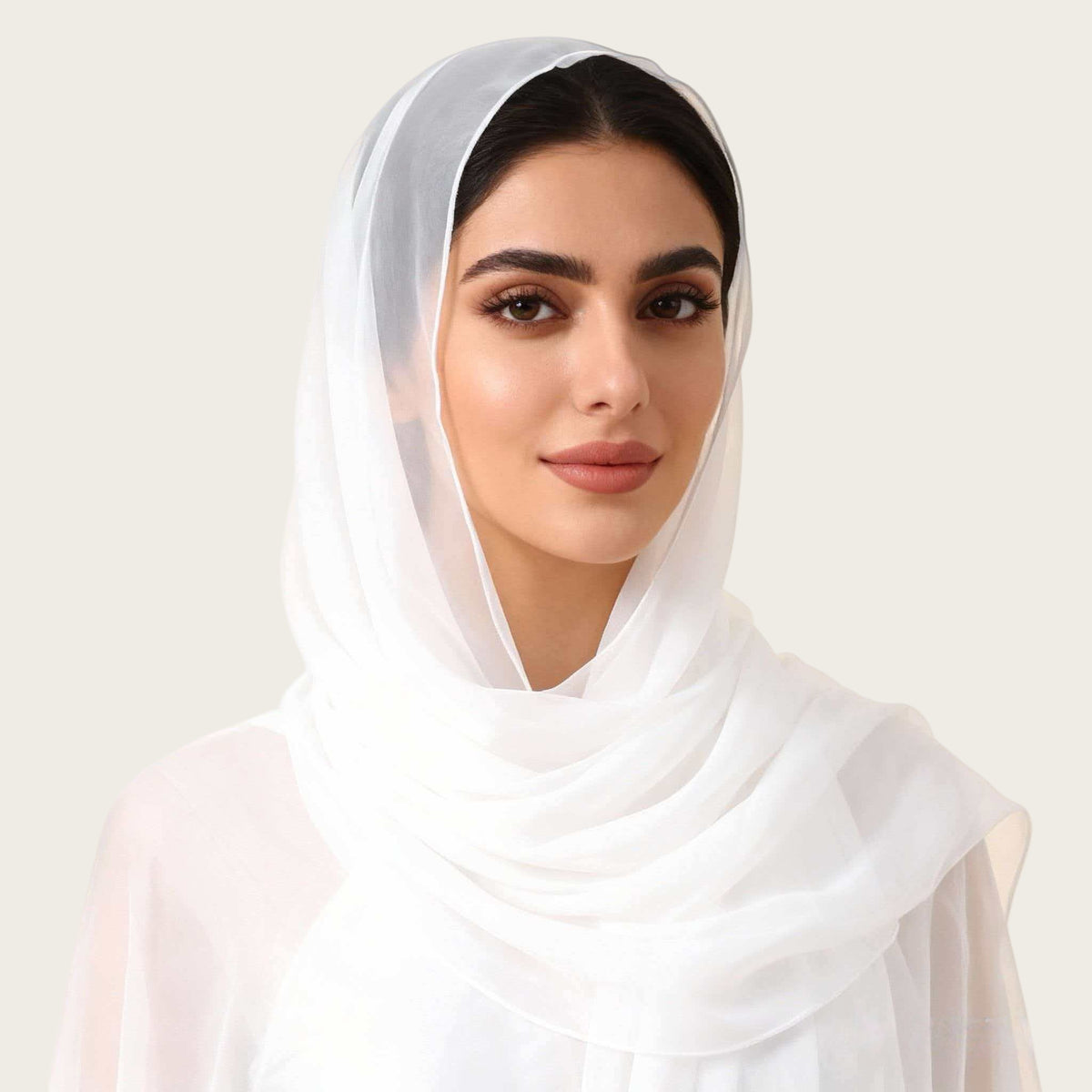 Samt-Chiffon Schal – Bild 4 | LuxeStyle