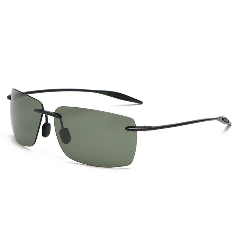 Ultraleichte TR90 Randlose Sonnenbrille