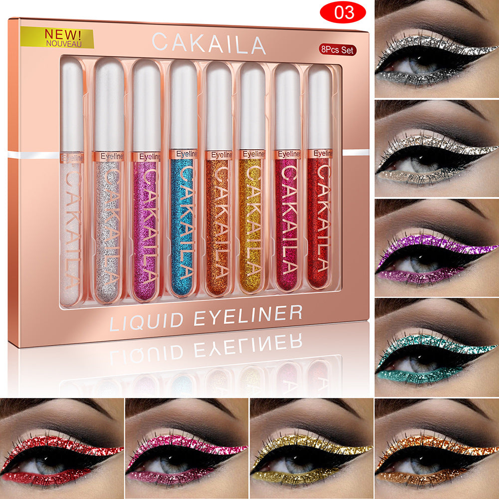 CAKAILA 8er-Set Flüssig-Eyeliner – Bild 6 | LuxeStyle