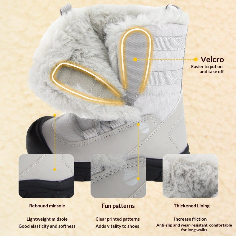 Warme Kinder-Schneestiefel für Jungen und Mädchen – Bild 6 | LuxeStyle