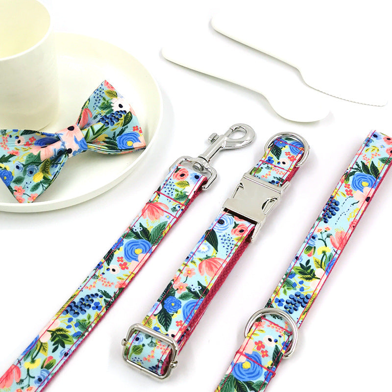 Halsband & Leine Set «Midsummer Garden» – Bild 2 | LuxeStyle