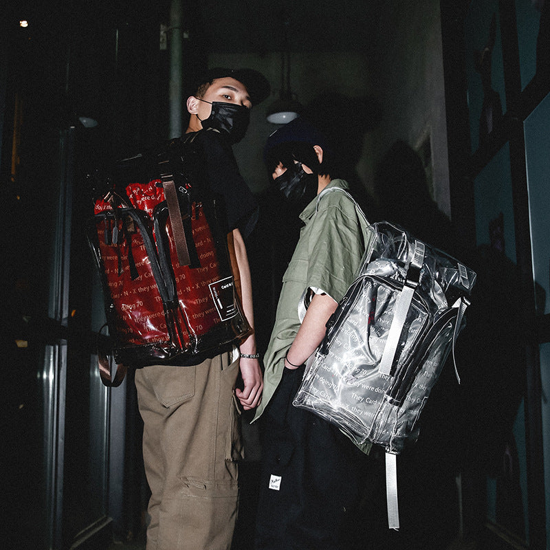 Transparenter Motorrad-Rucksack im Hong Kong Stil – Bild 2 | LuxeStyle