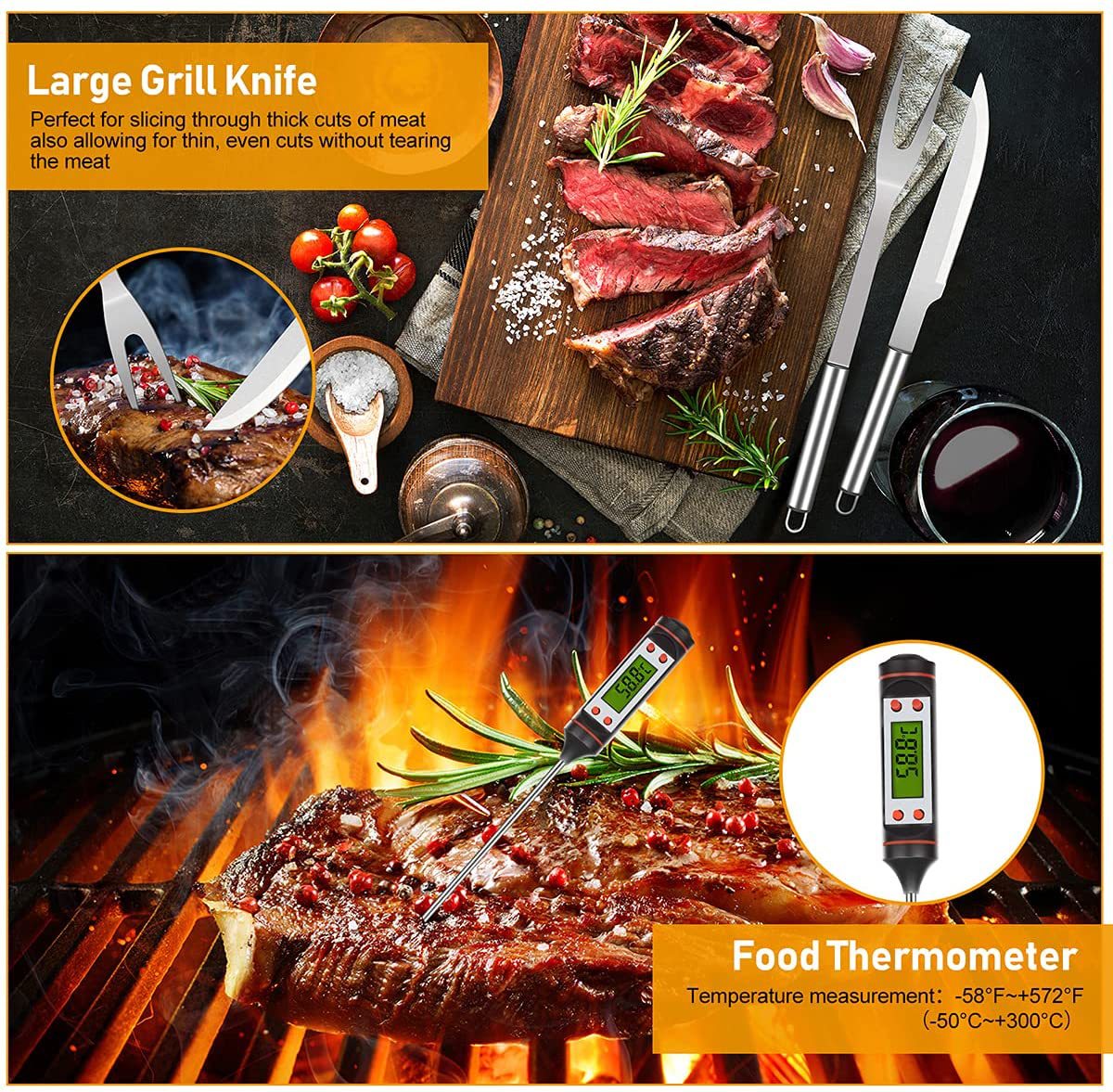 30-teiliges BBQ- & Back-Geschenkset – Bild 2 | LuxeStyle