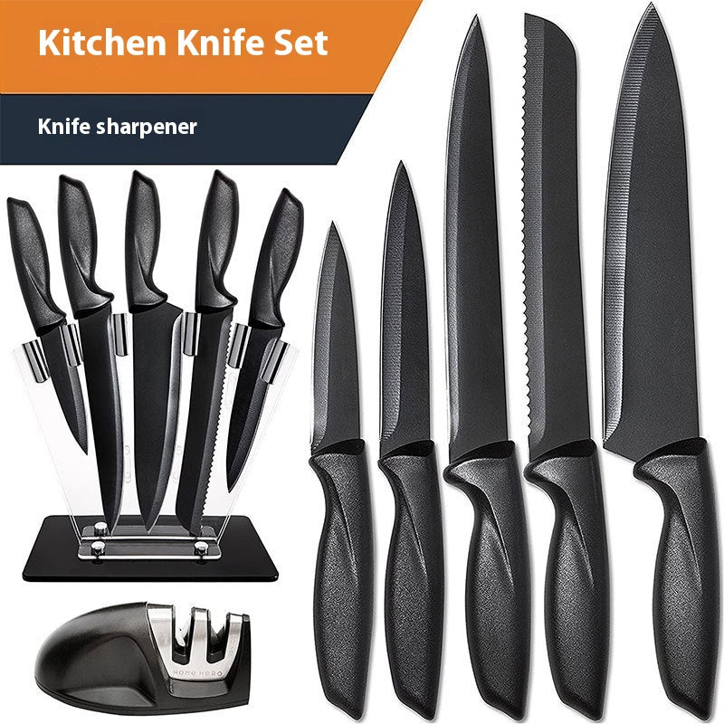7-teiliges Küchenmesser-Set aus Edelstahl