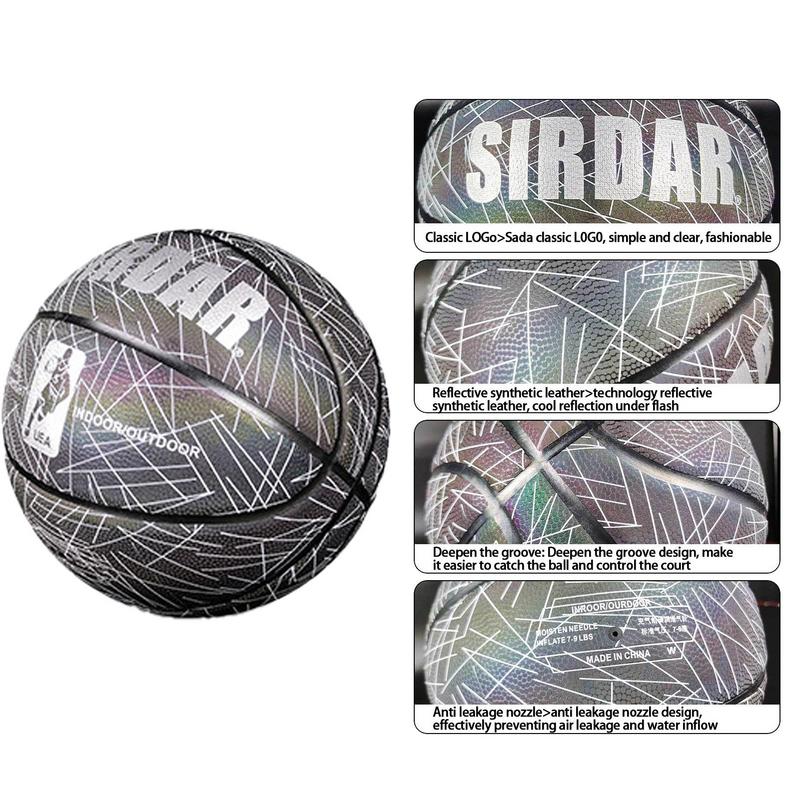 Reflektierender Basketball für drinnen & draussen – Bild 3 | LuxeStyle