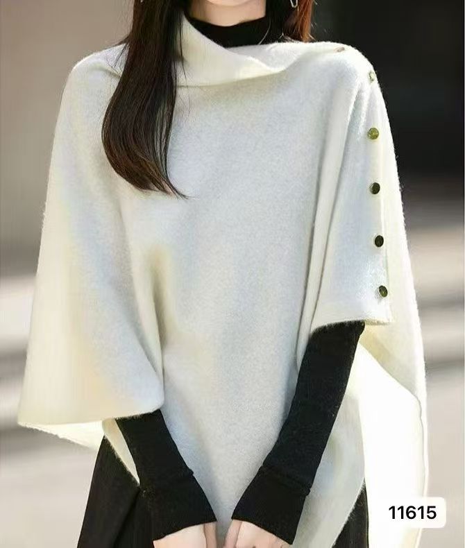 Strick-Cape-Schal für Damen