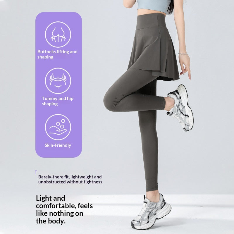 High-Waist Yoga Leggings mit Shaping-Effekt