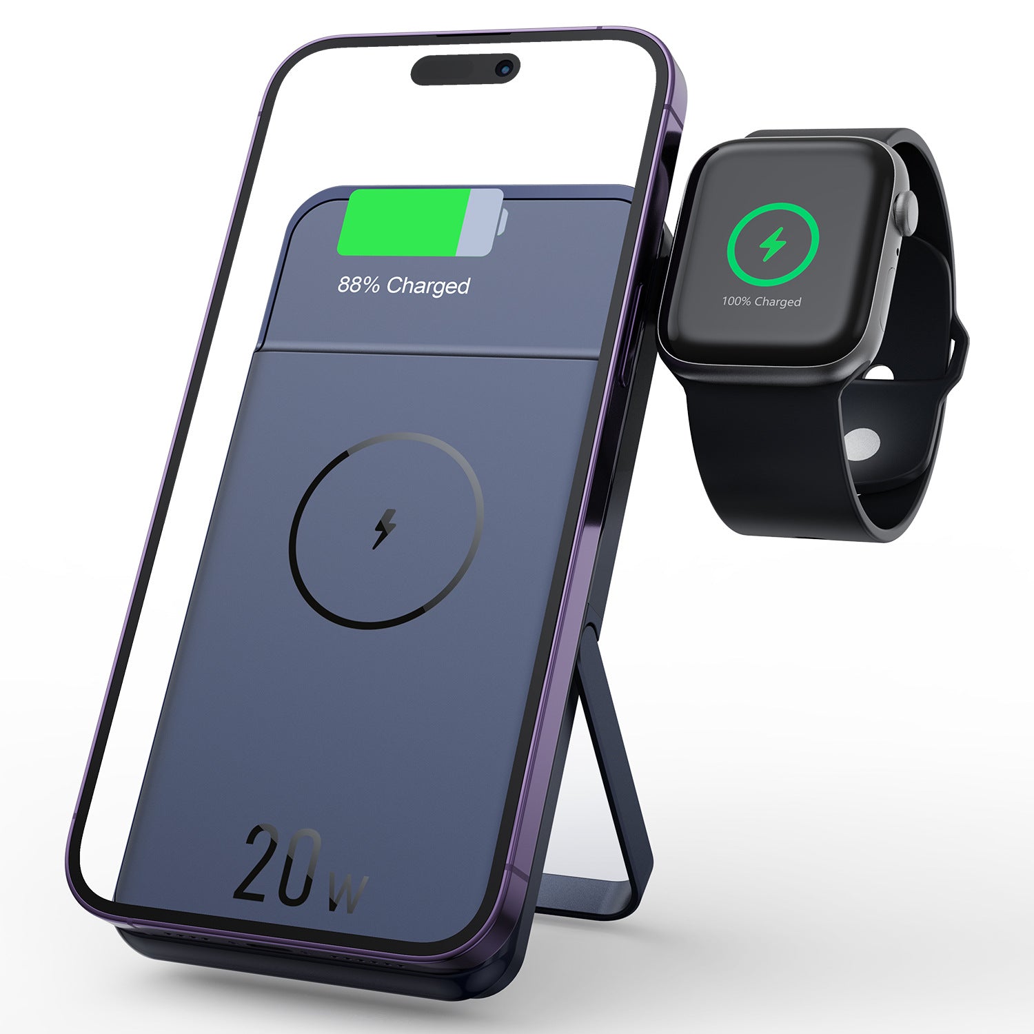 Magnetische 3-in-1 Wireless Powerbank