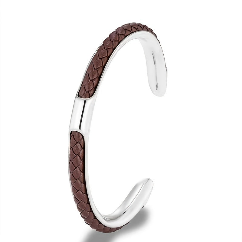 Geflochtenes Armband aus Edelstahl – Bild 7 | LuxeStyle