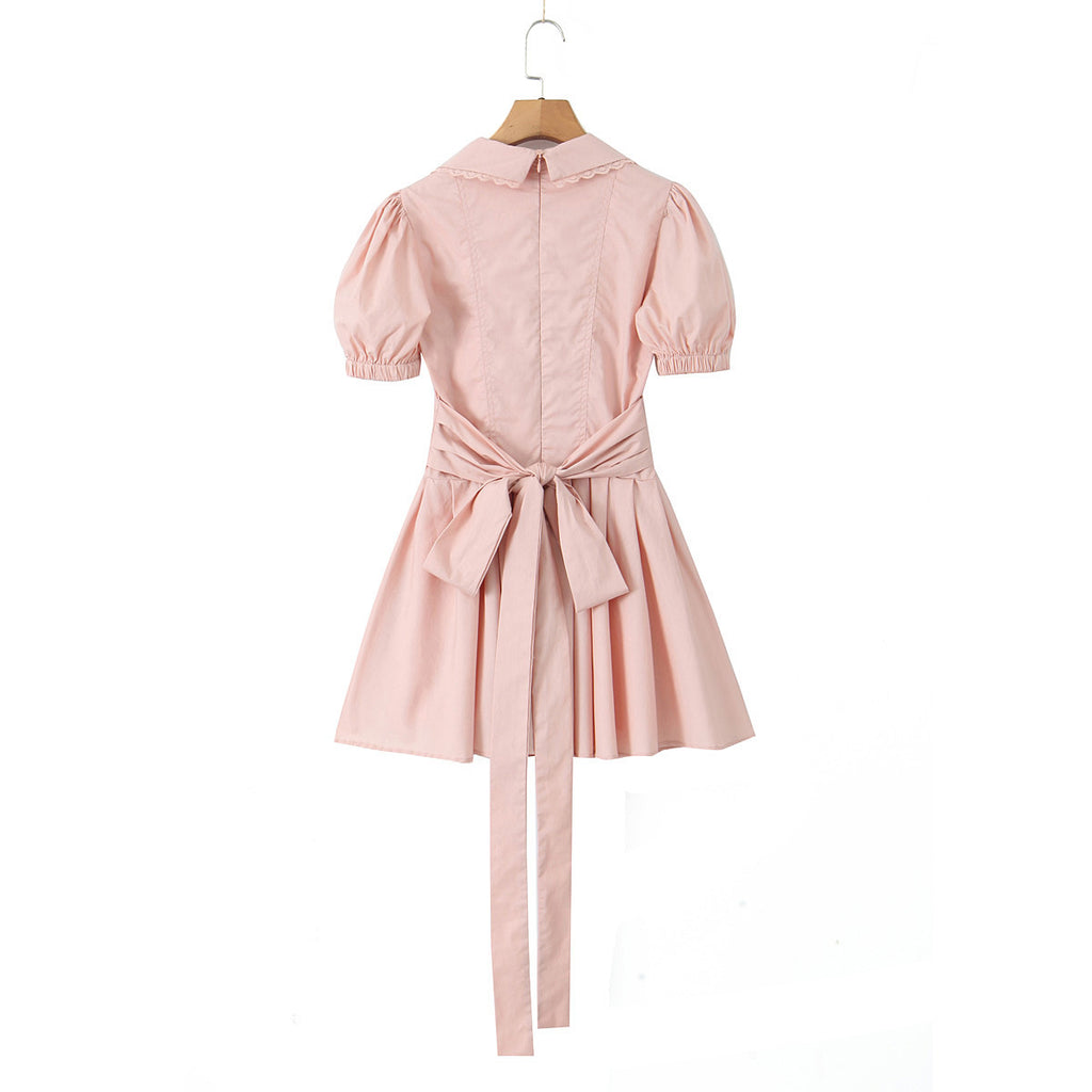 Sweet Doll Collar Mini-Kleid mit Spitze – Bild 1 | LuxeStyle