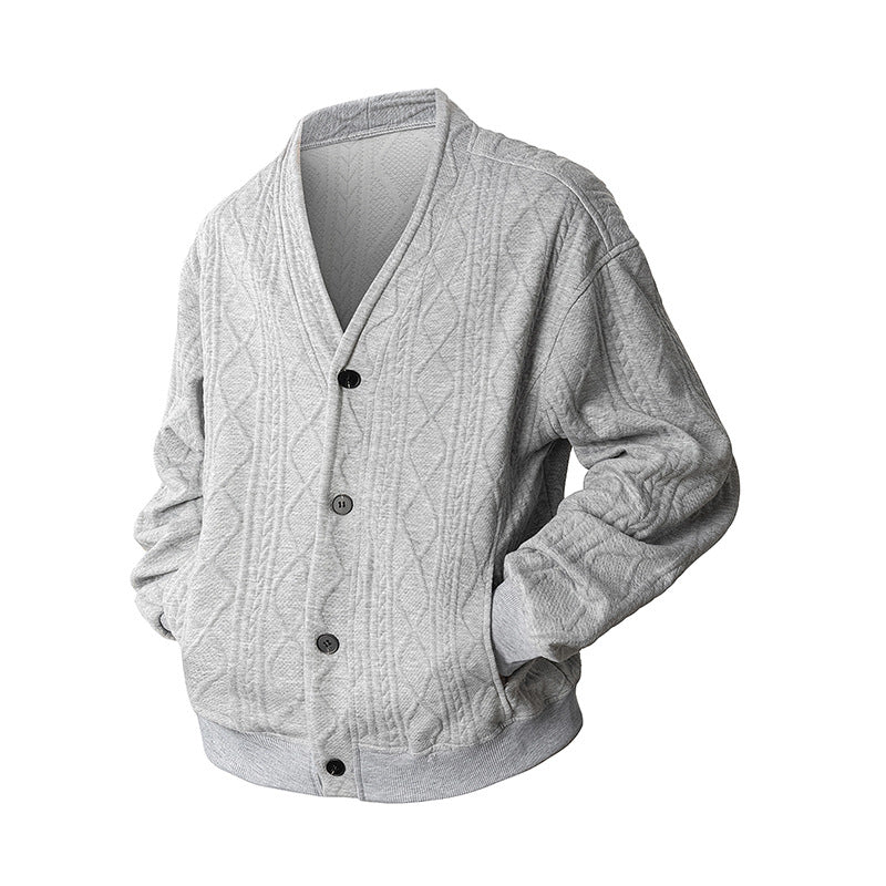 Diamantmuster-Cardigan