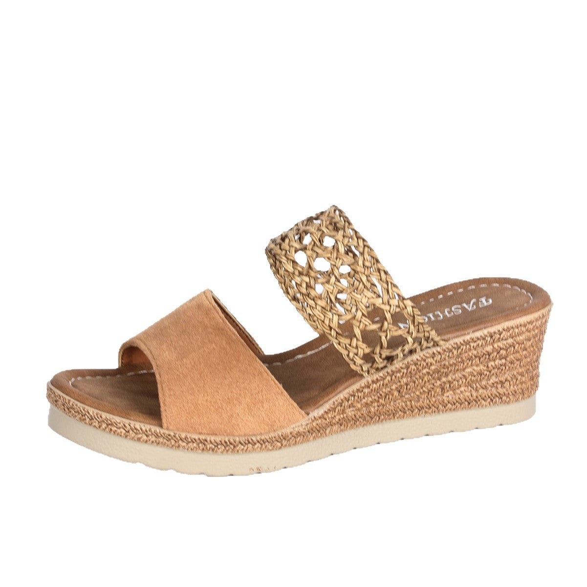 Hohe Sandalen mit Ausschnitt