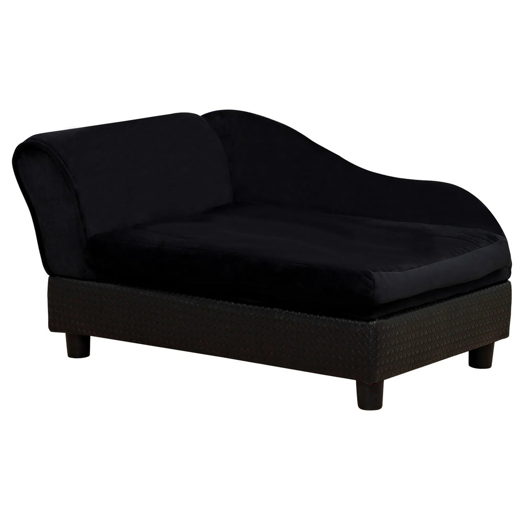 Hundebett mit Stauraum, Schwarz