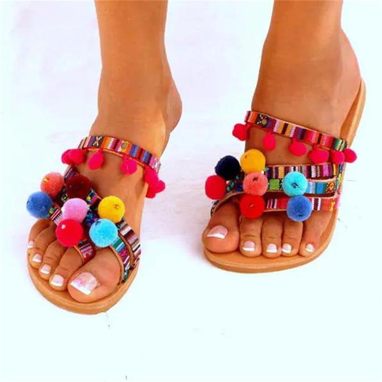 Bohemian Sandalen mit Perlen & Blumen – Bild 11 | LuxeStyle