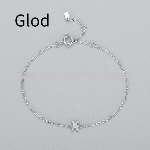 Buchstaben-Armband aus 925er Silber | LuxeStyle