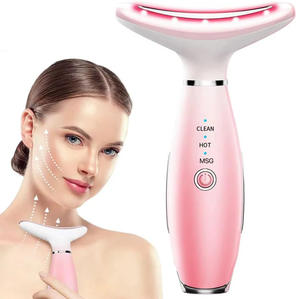 3-in-1 Hals- & Gesichtsmassagegerät mit Vibration