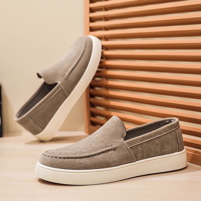 Herren Canvas Slipper mit Einzelriemen