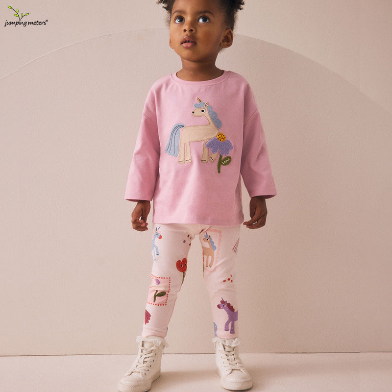 Leggings für Mädchen aus Baumwolle