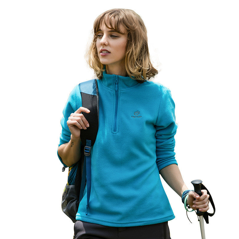 Fleece Kapuzenpullover für Damen – Bild 5 | LuxeStyle